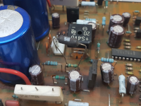 Marantz PM66SE - Stacked Resistor Repair - Before