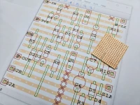 Copper Drive Circuit Stripboard Layout