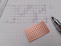 Peppermint Tin Fuzz Circuit Board Layout